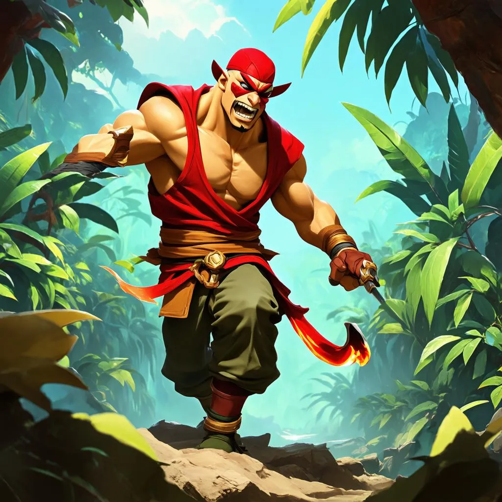 Lee Sin Bay Nhảy Trong Rừng