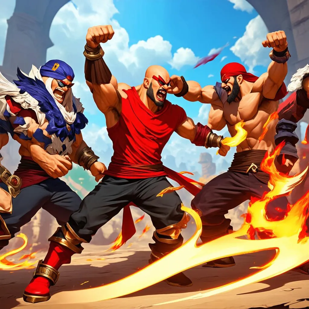 Lee Sin giao tranh tổng