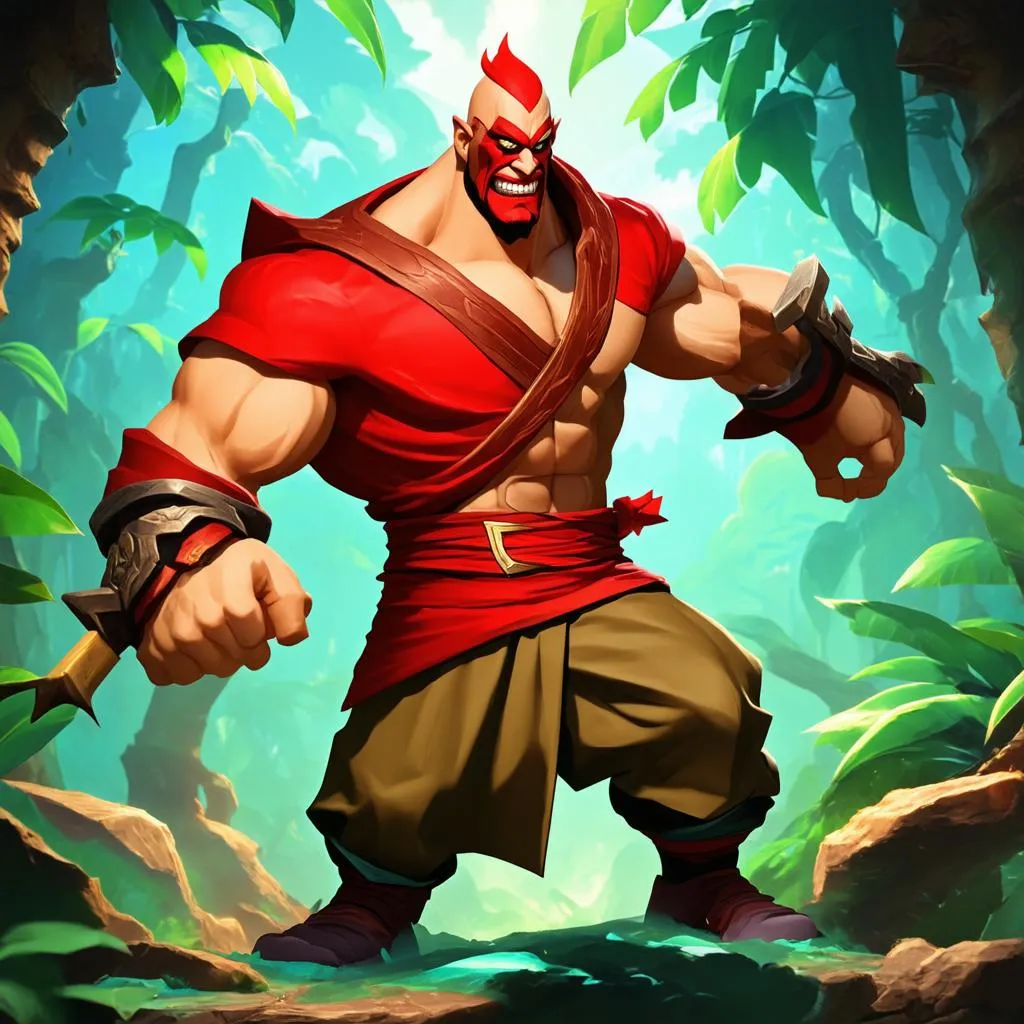 Lee Sin trong rừng