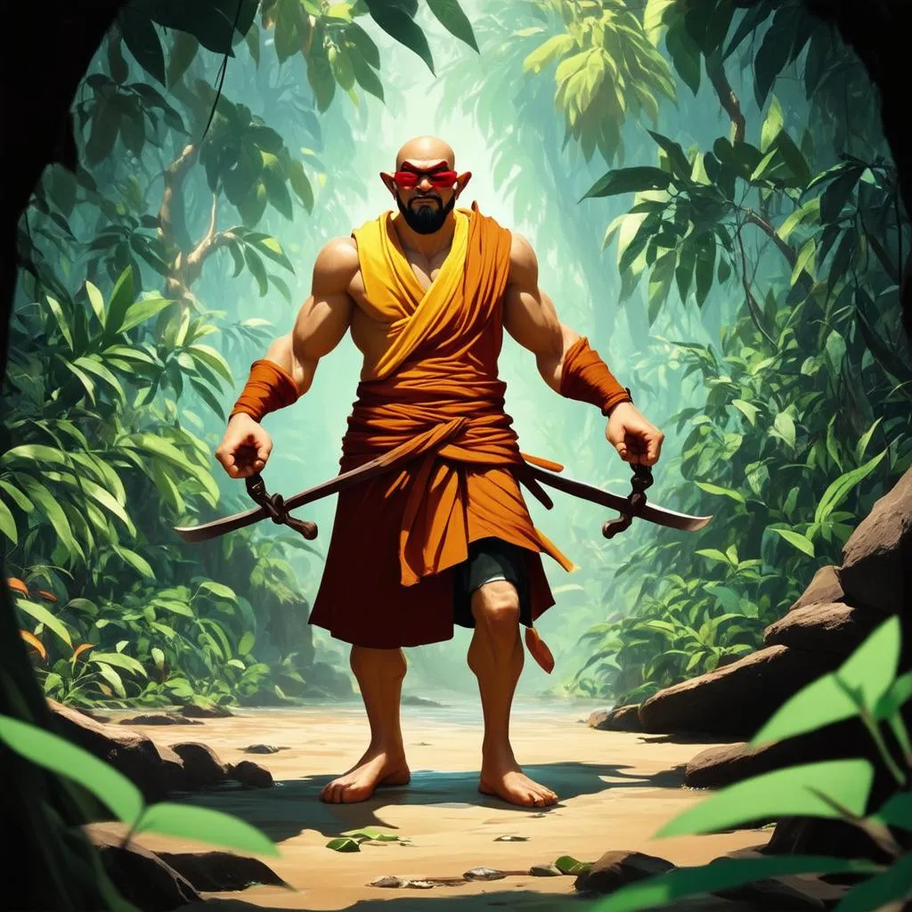 Lee Sin trong rừng