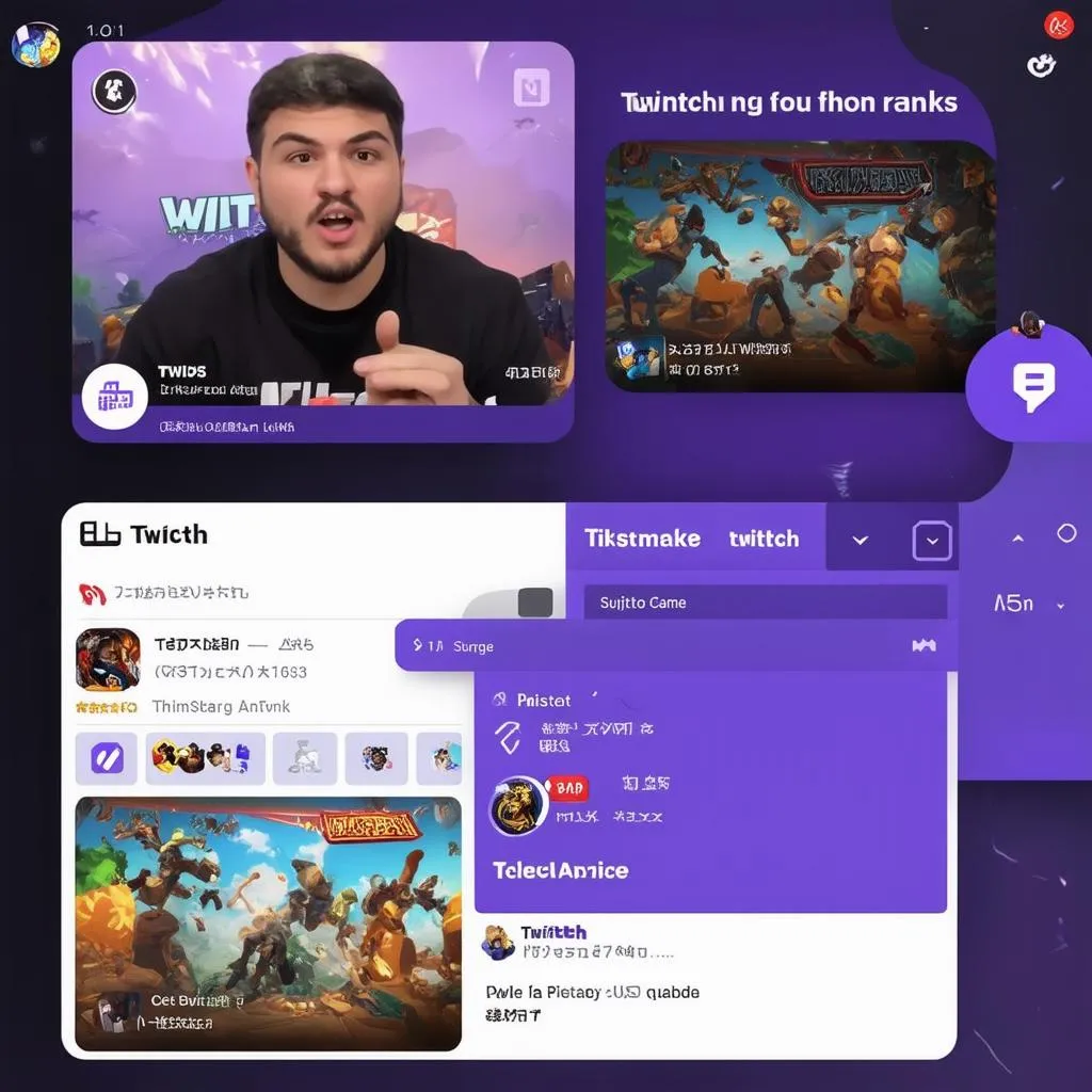 Streamer đang leo rank Twitch