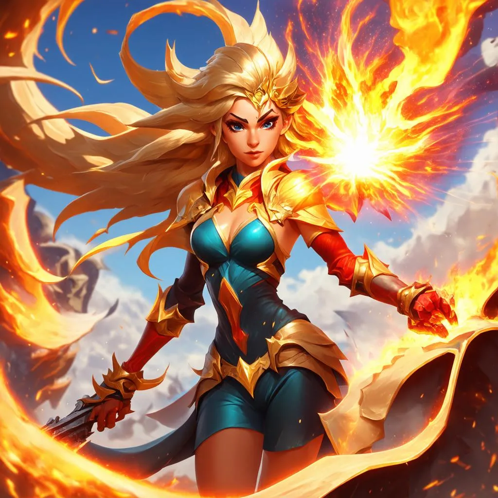 Leona Giao Tranh Tổng League of Legends