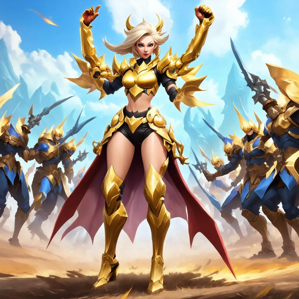 Leona trong game Liên Minh Huyền Thoại