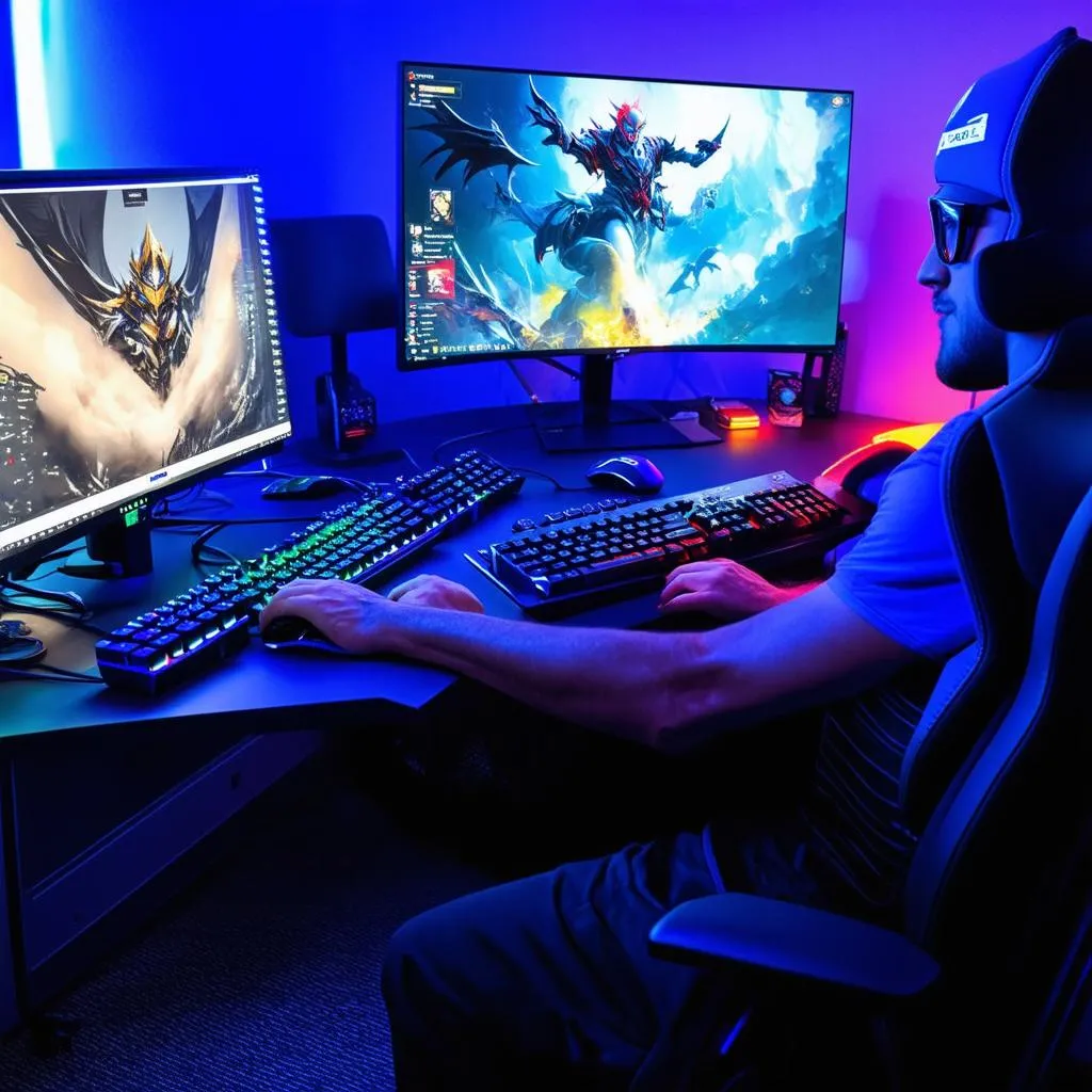 Gaming setup lý tưởng cho game thủ Liên Minh Huyền Thoại