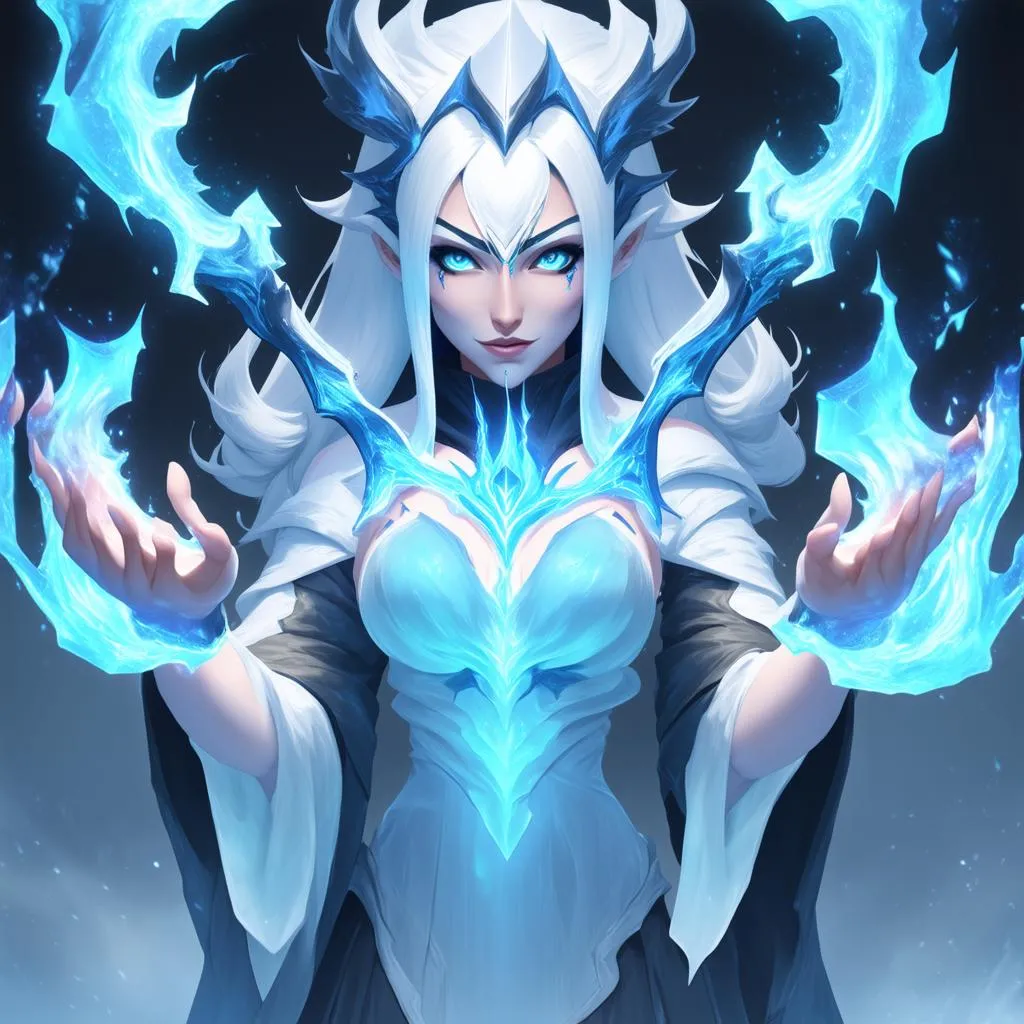 Lissandra dùng chiêu