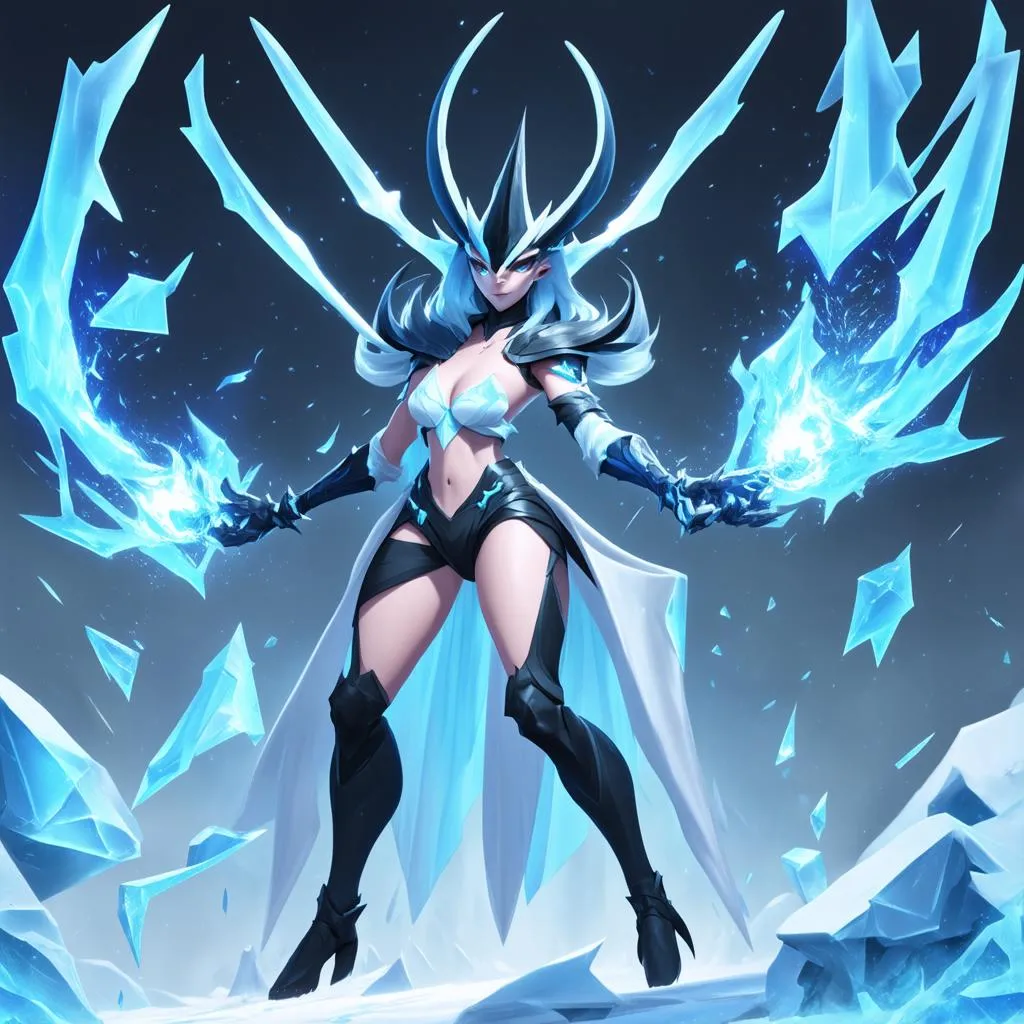 Lissandra using her abilities