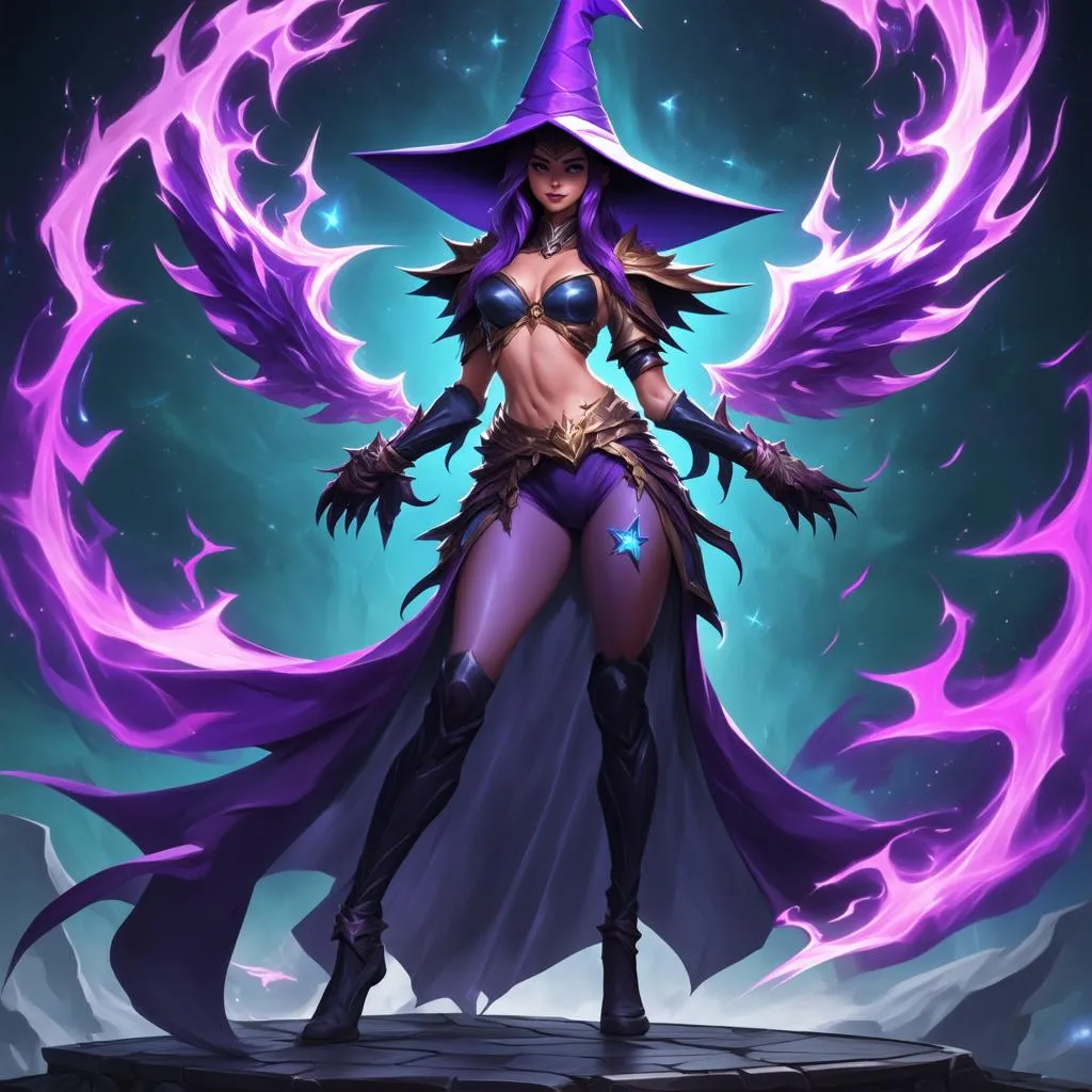 Lissandra Hắc Tinh: Vẻ Đẹp Huyền Bí Từ Vũ Trụ Liên Minh Huyền Thoại