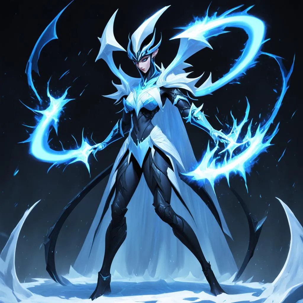 Lissandra sử dụng kỹ năng Vòng Tròn Lạnh Giá