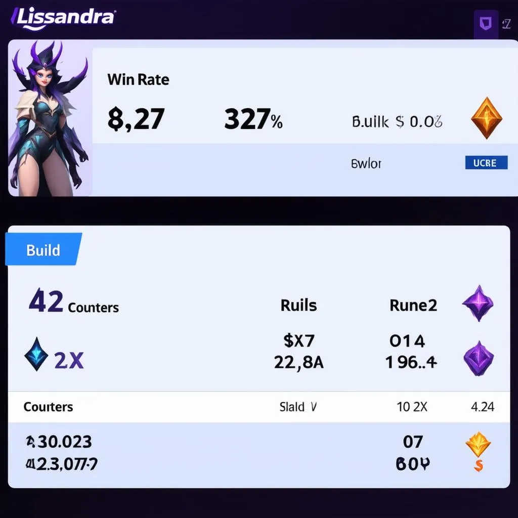 Lissandra trên U.gg