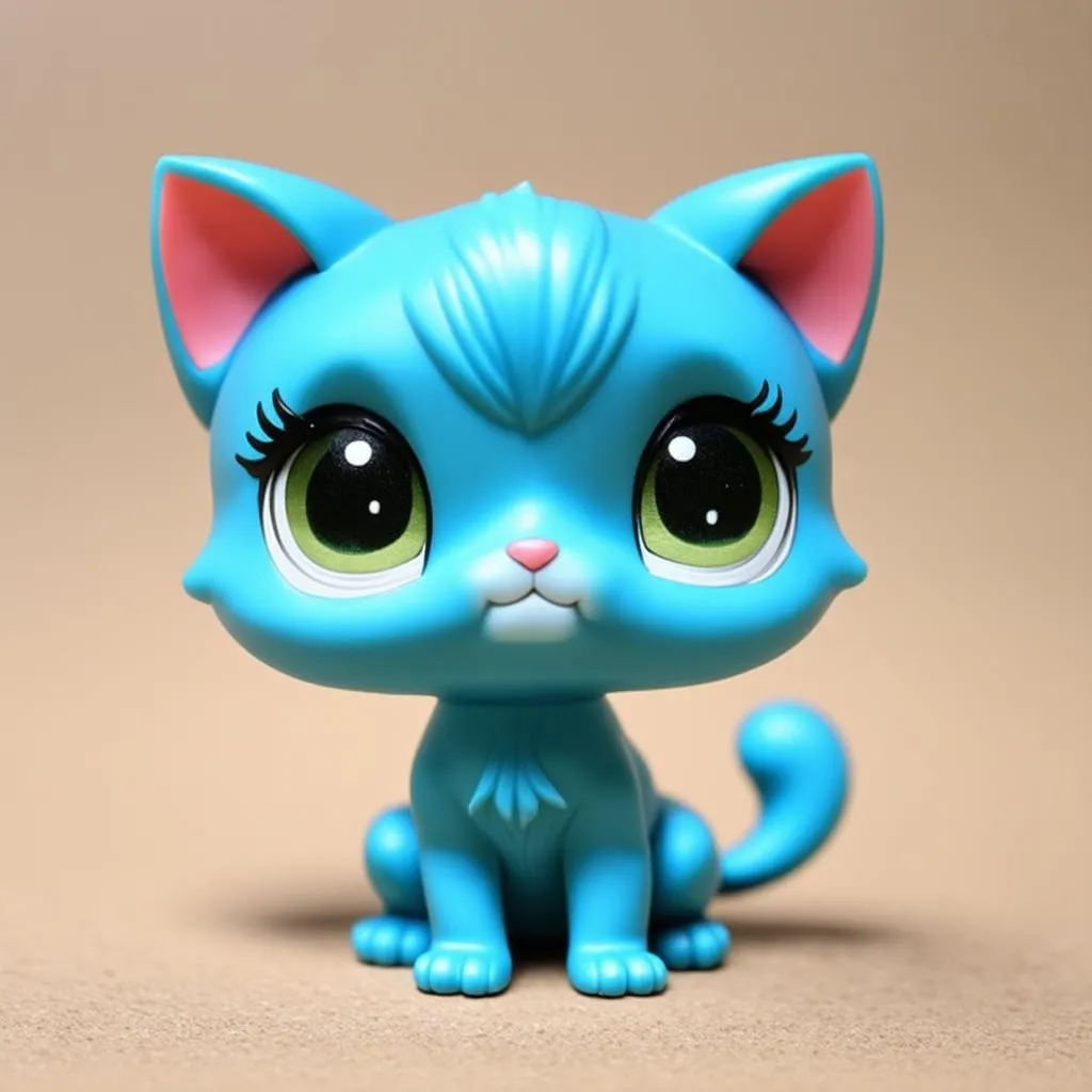 Chú Mèo Xanh Dương Littlest Pet Shop