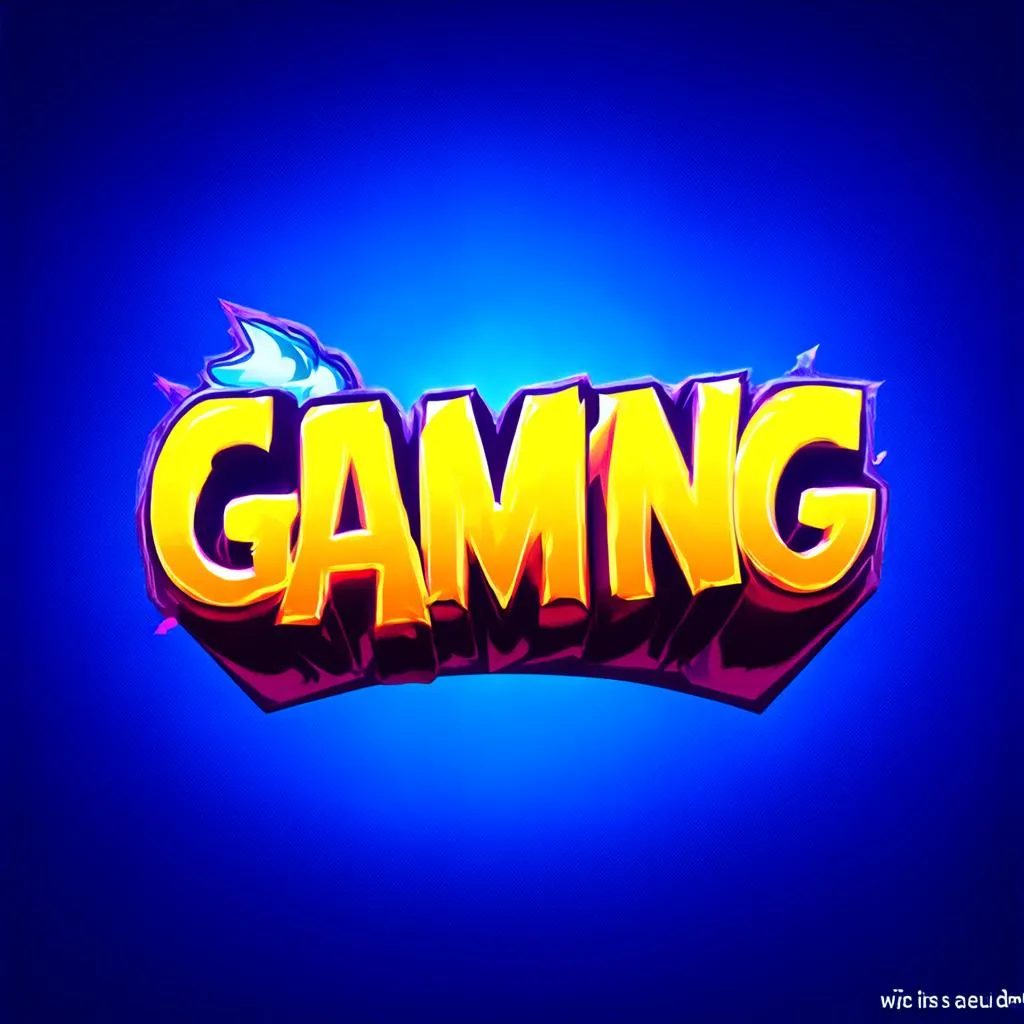 Logo gaming ấn tượng