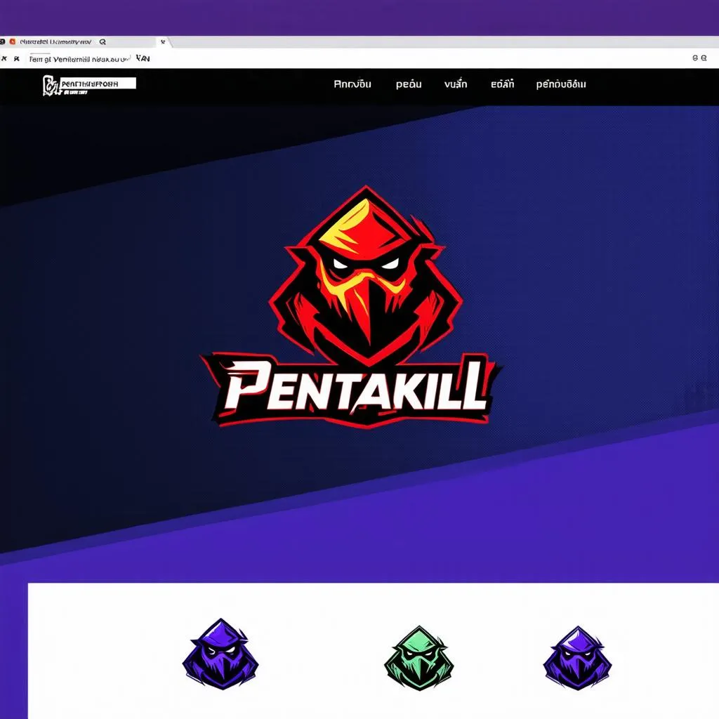 Logo Pentakill Edu Vn