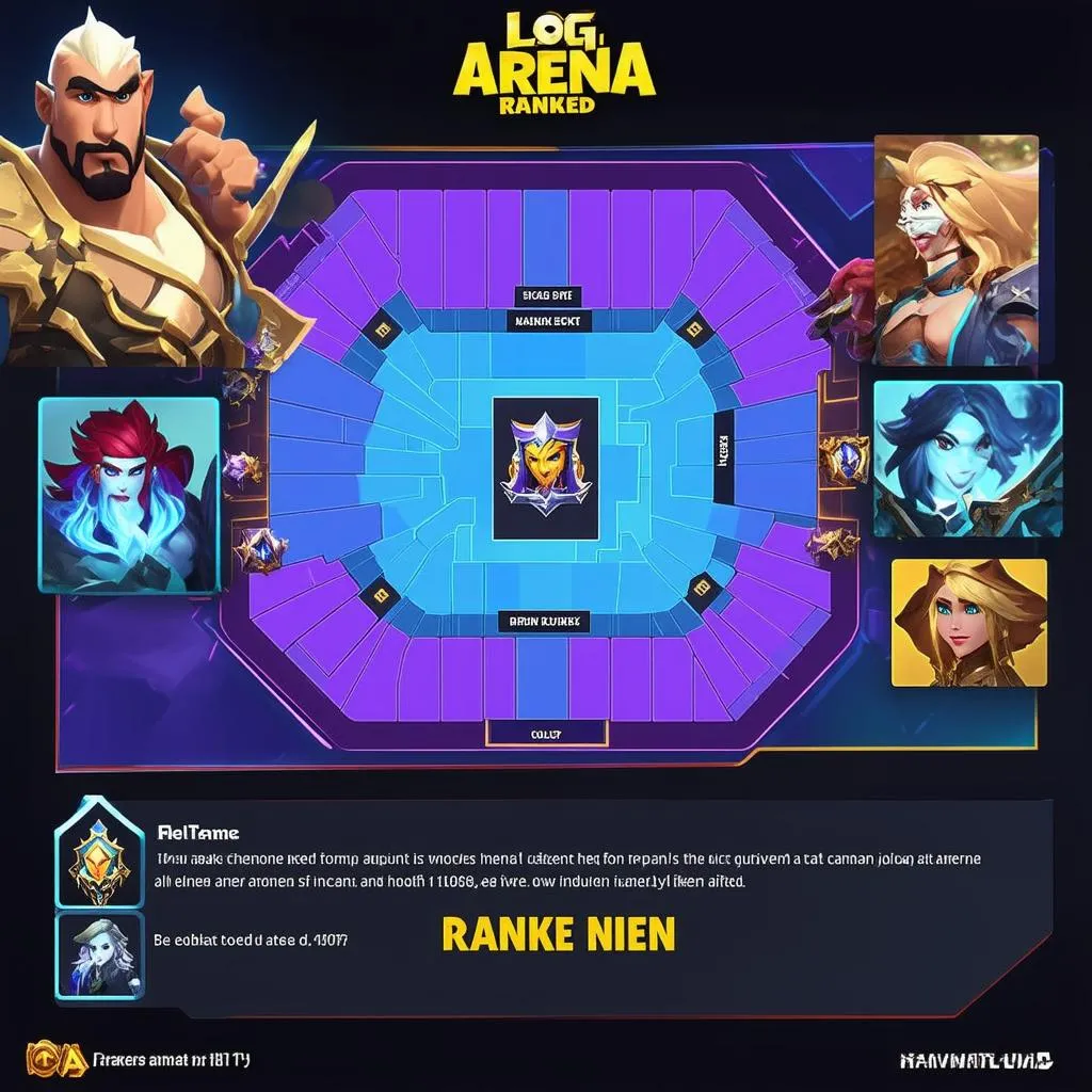 Hình ảnh về chế độ Arena Ranked