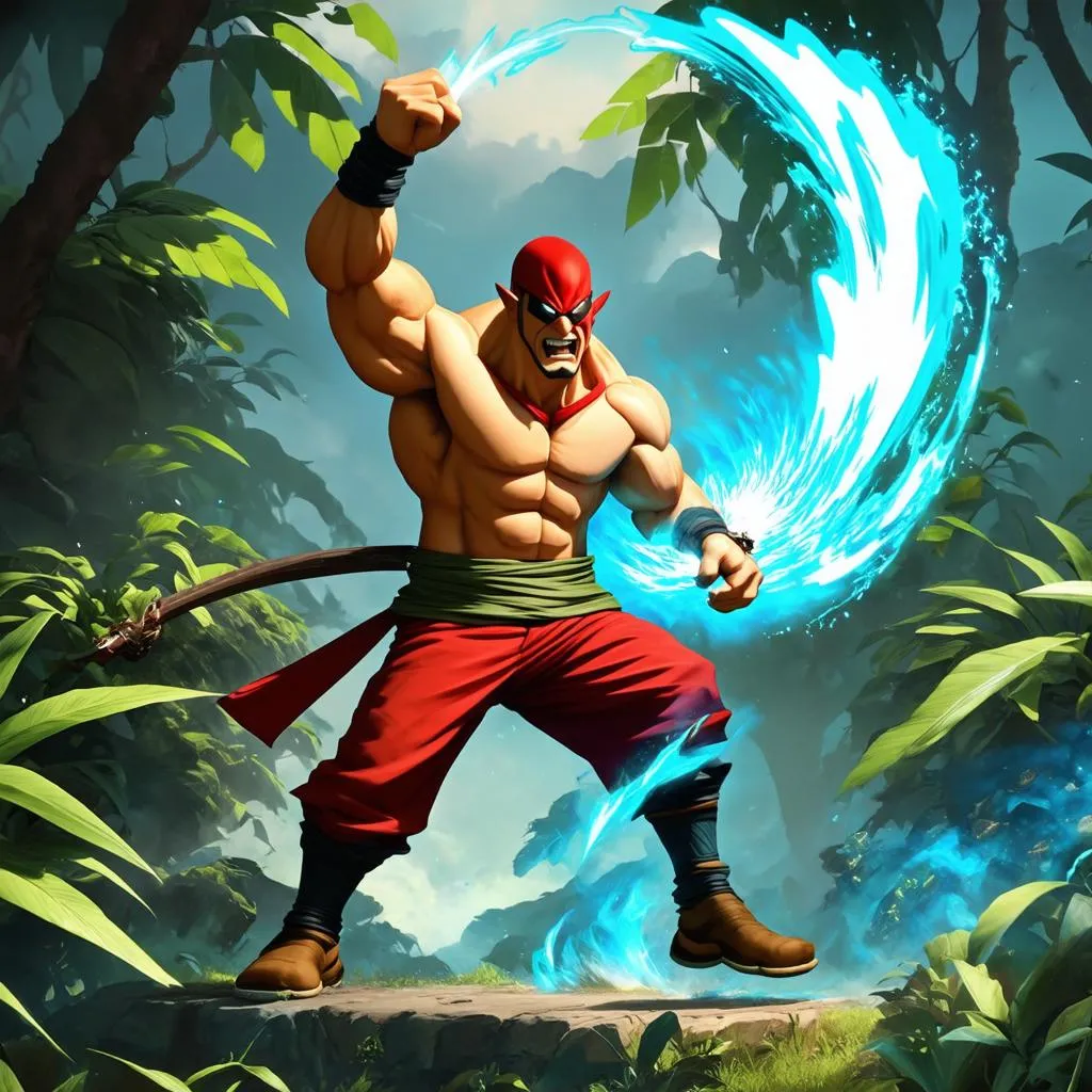 Lee Sin đang dọn rừng