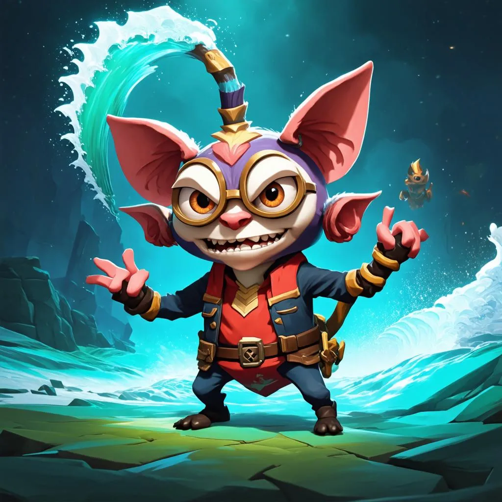 Ziggs đang dọn lính