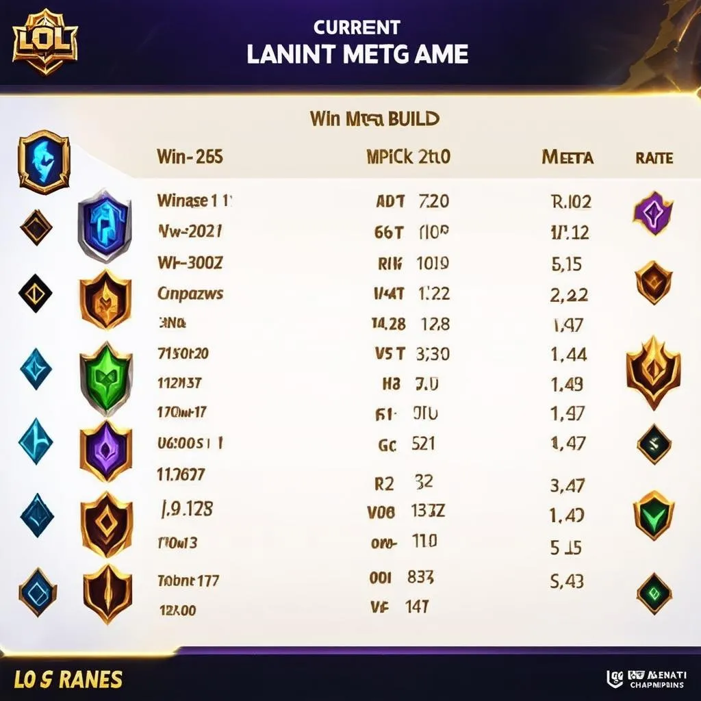 LOL Lanes Meta Game