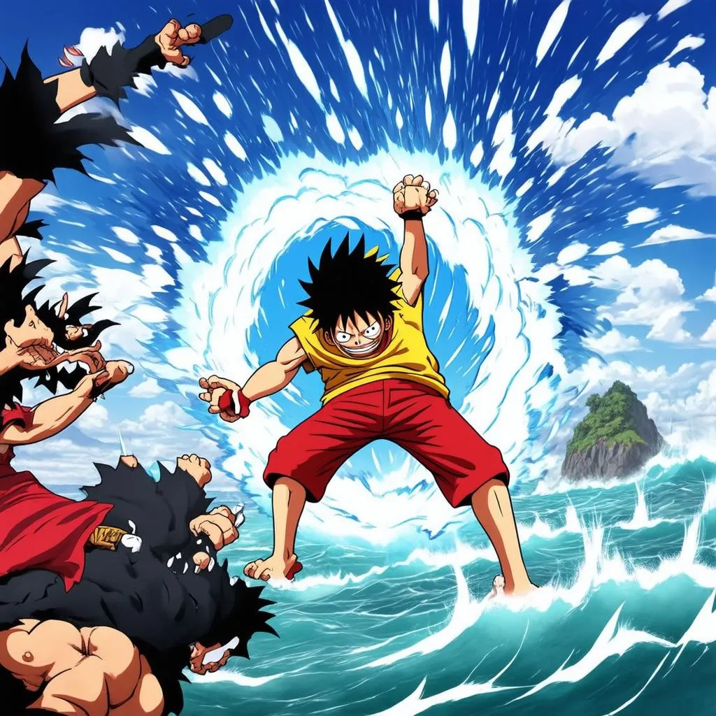 Luffy Đánh Kaido