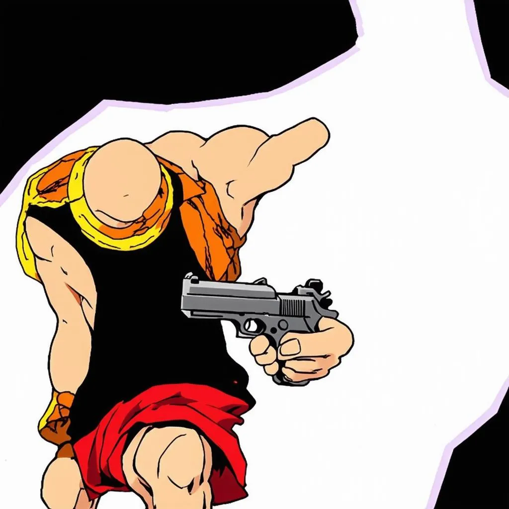 Luffy sử dụng Bazooka