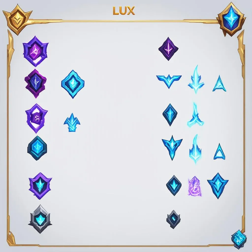 Lux ARAM rune setup