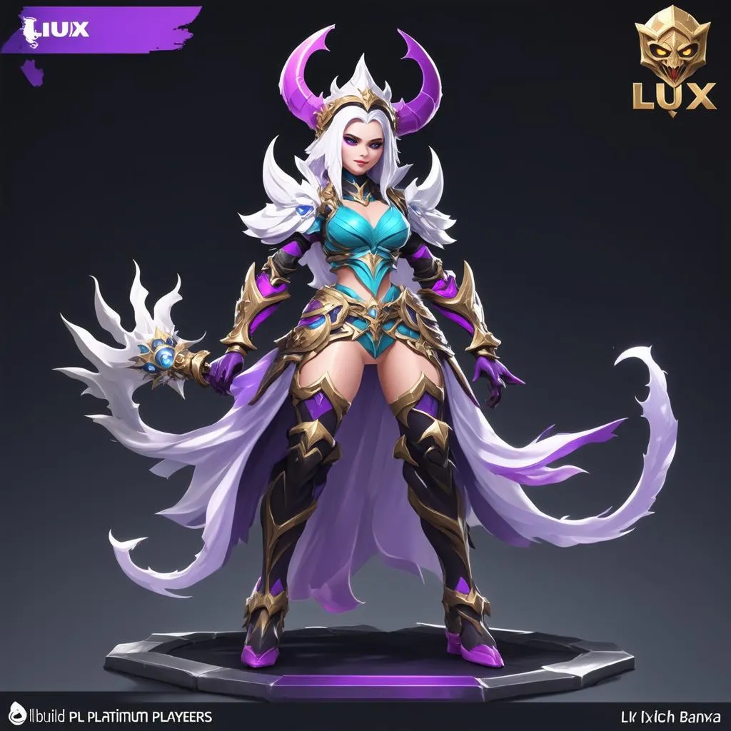 Probuilds Lux rank Bạch Kim