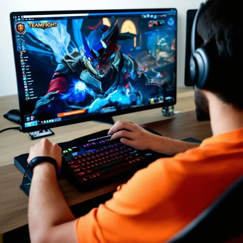 TFT Player Practicing