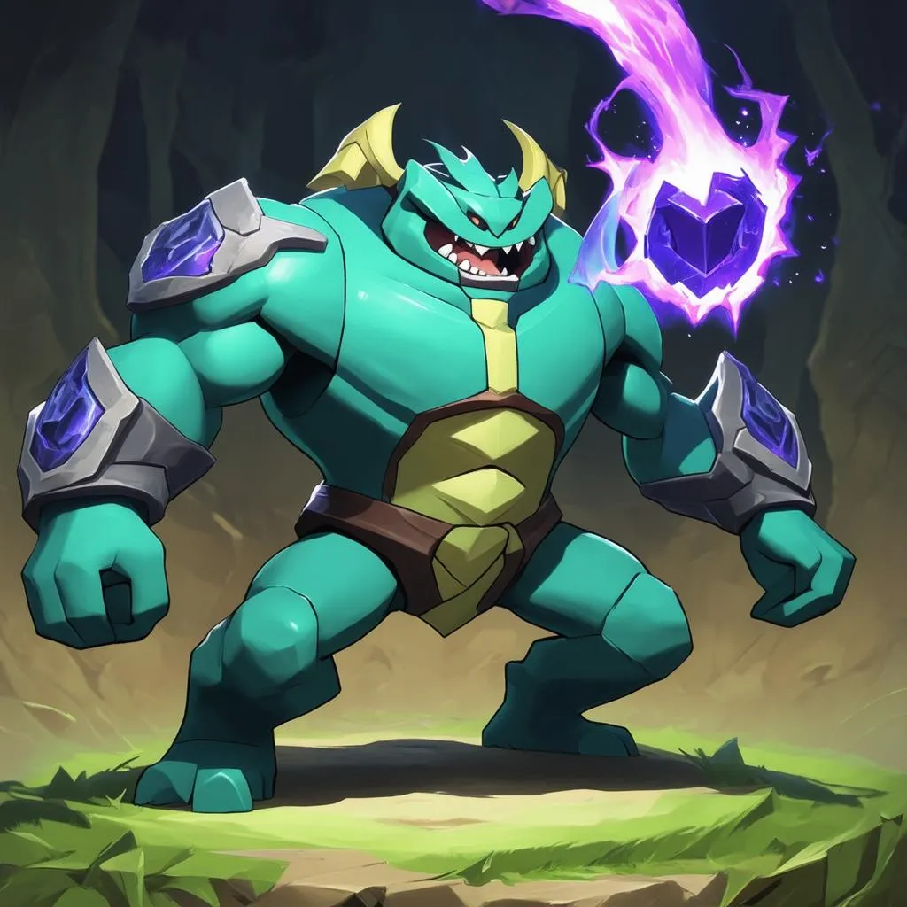 Malphite hỗ trợ đồng đội