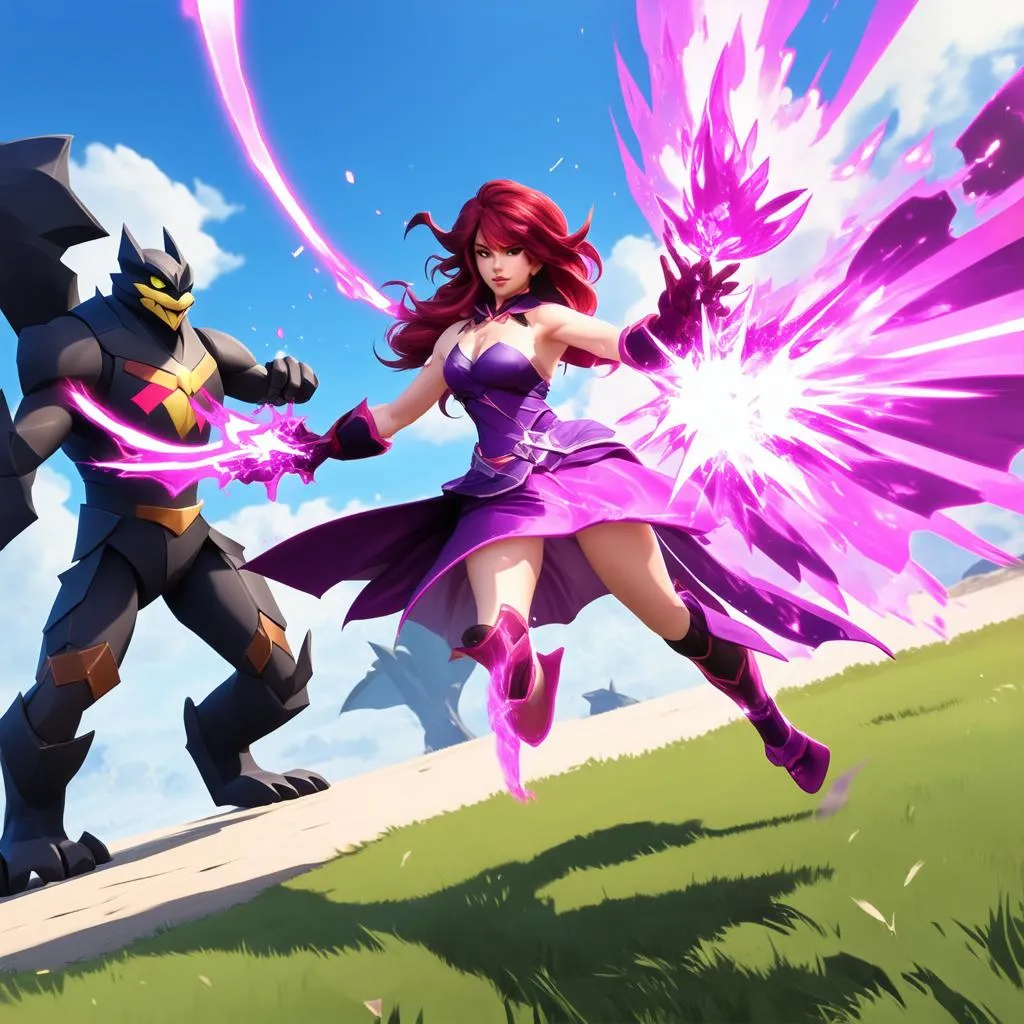 Fiora né chiêu của Malphite