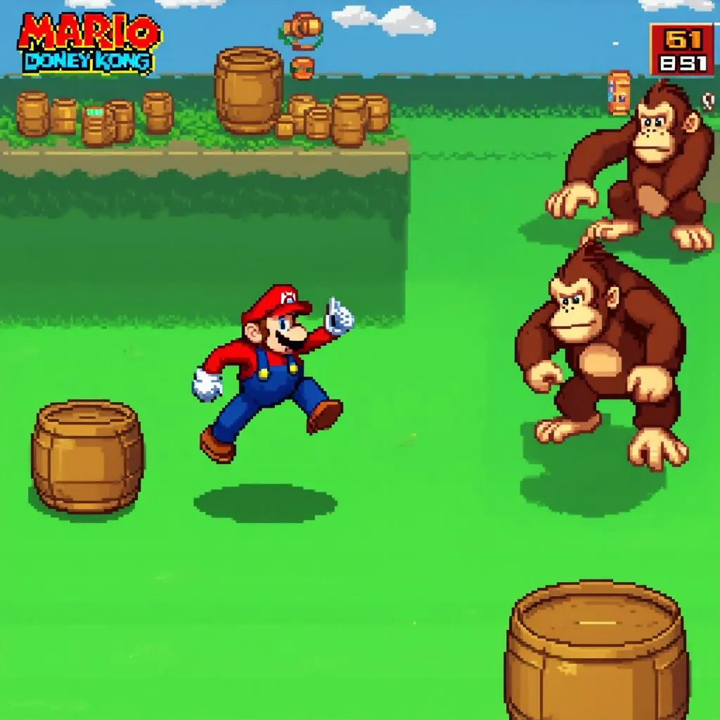 Lối chơi Mario Donkey Kong