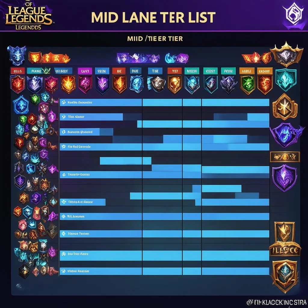 Mid Lane Tier List LOL