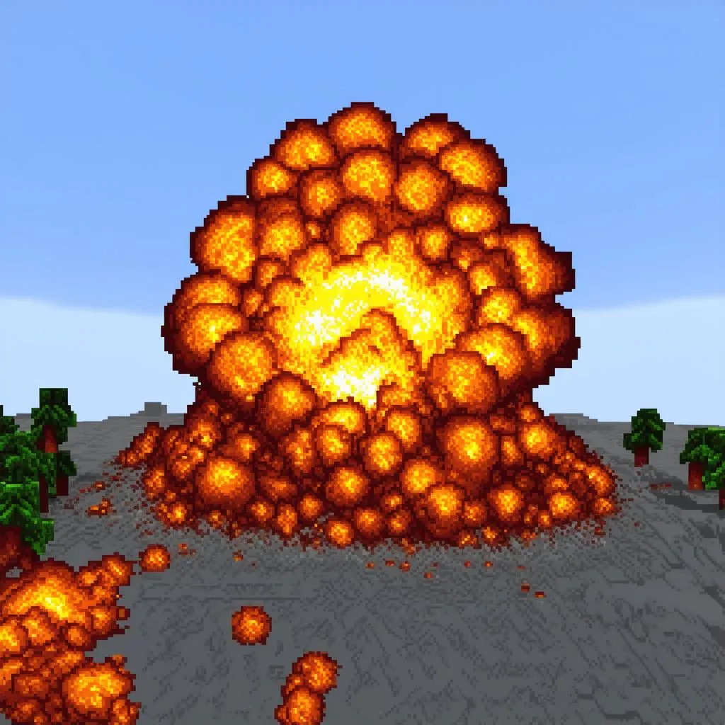 Minecraft TNT Explosion