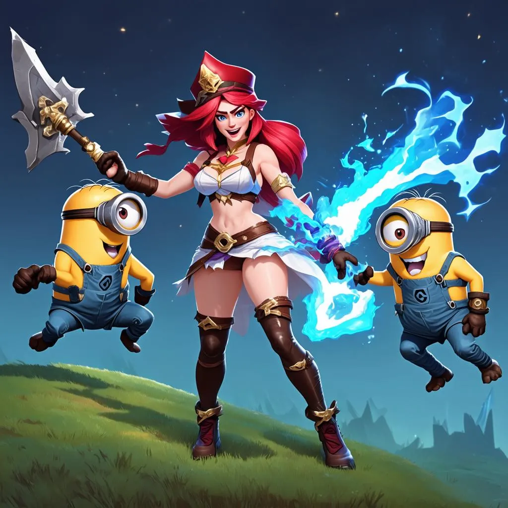 Miss Fortune Sử Dụng Kỹ Năng &quot;Bắn Một Được Hai&quot;