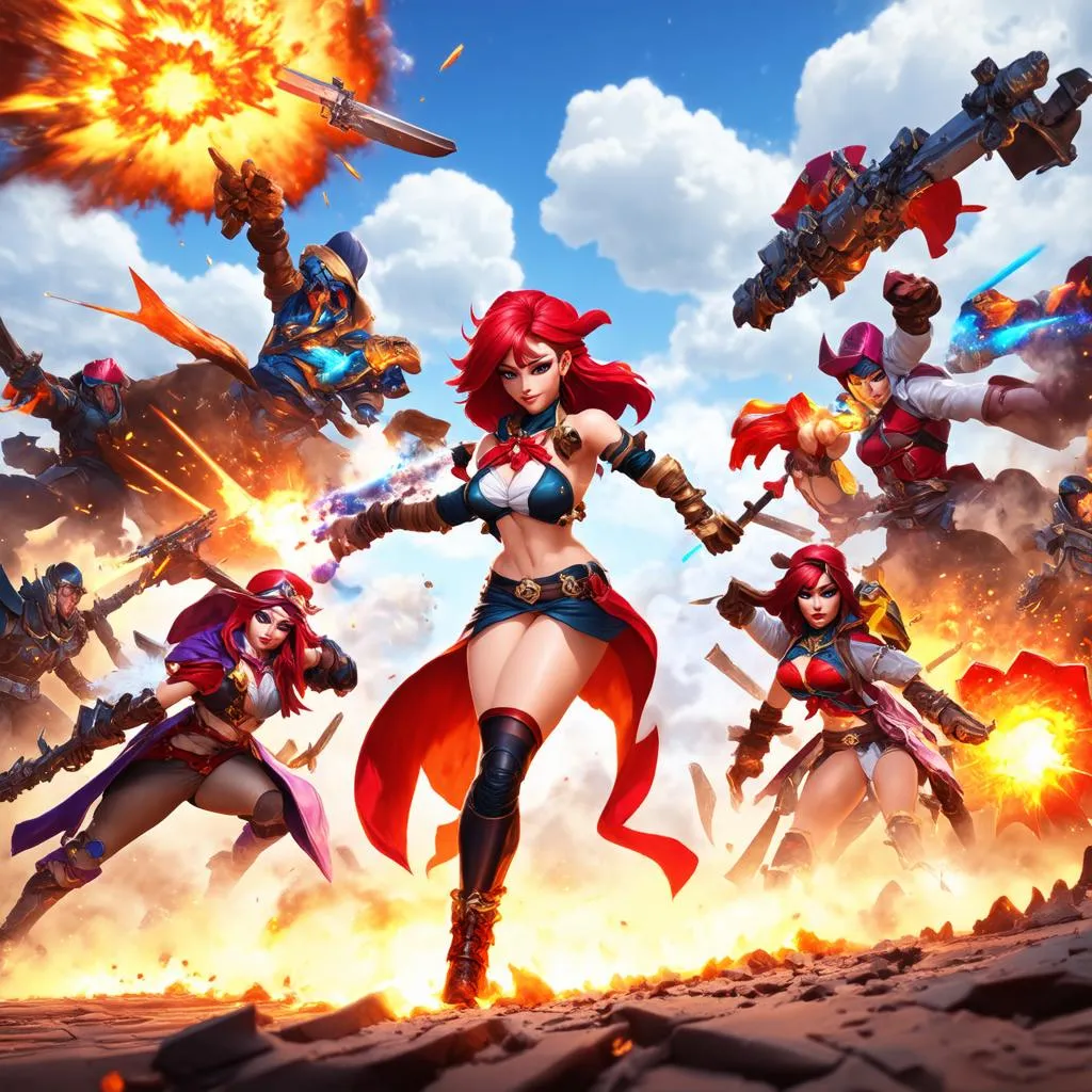 Miss Fortune cùng đồng đội