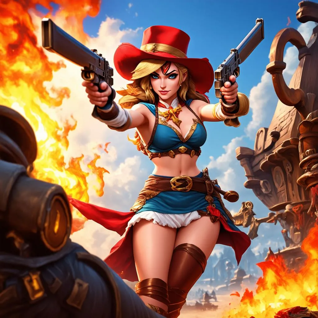 Miss Fortune và Thuyền Trưởng Gangplank