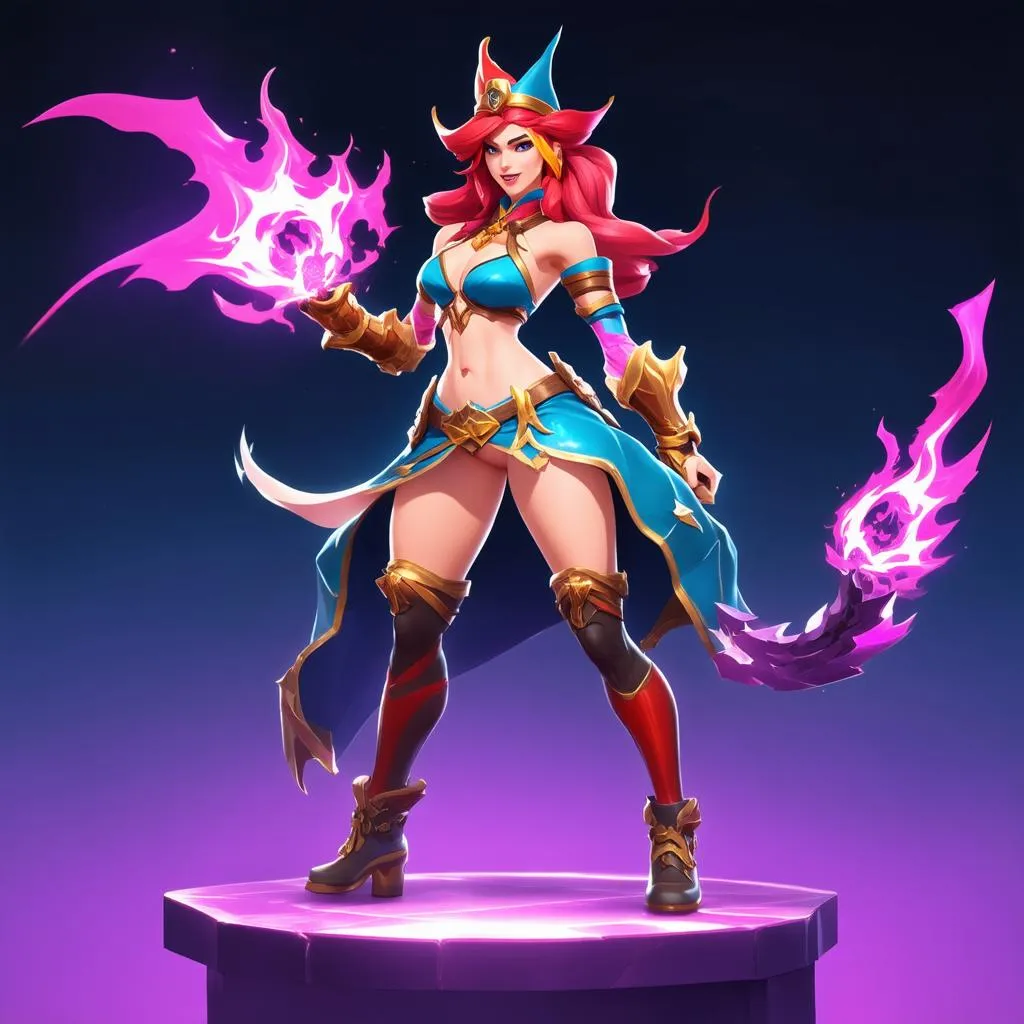 Hình ảnh Miss Fortune trong giao tranh tổng