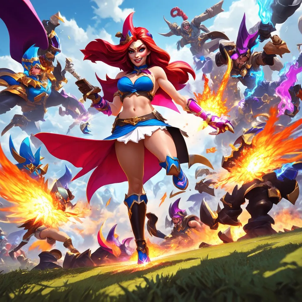 Miss Fortune URF giao tranh tổng