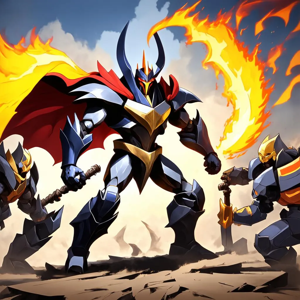 Mordekaiser Lên Đồ Giáp Lửa