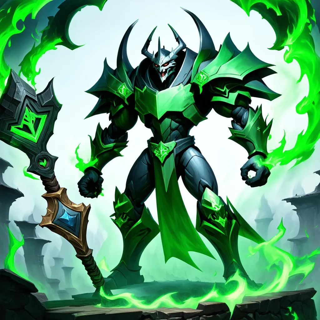 Mordekaiser sử dụng chiêu cuối