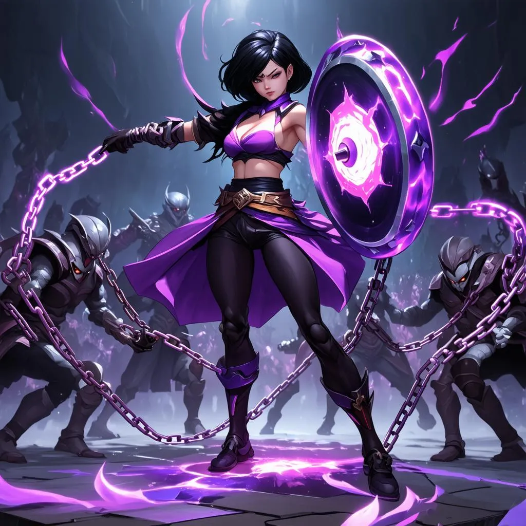 Morgana with Aftershock rune