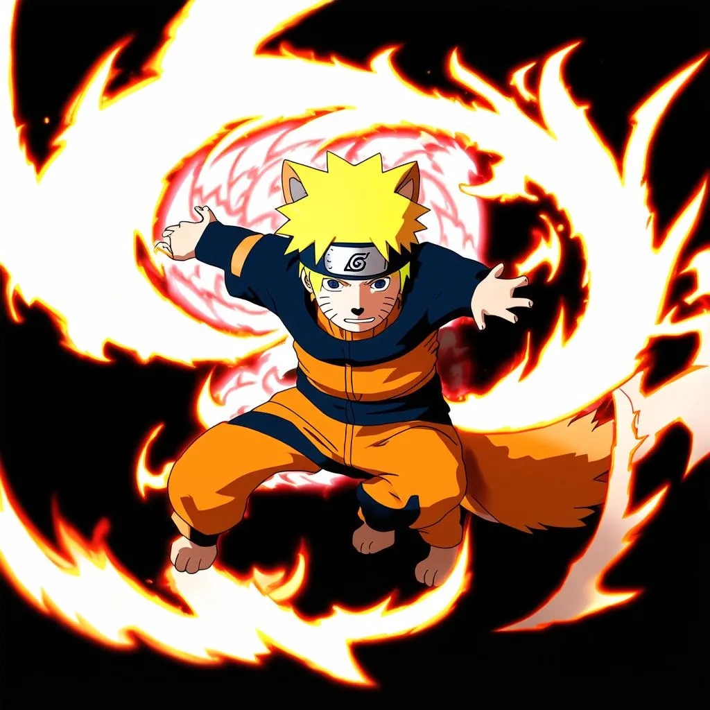 Naruto Uzumaki Biến Hình Cửu Vĩ