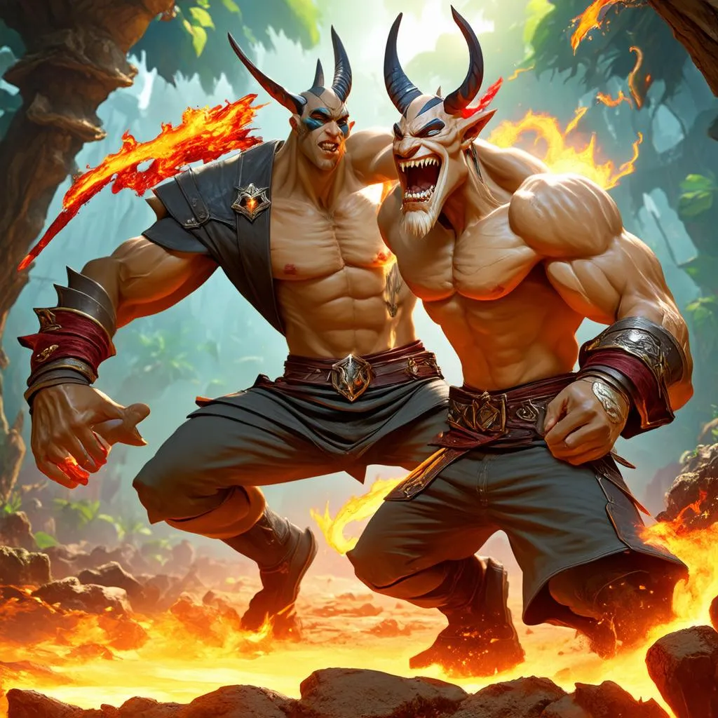 nasus đối đầu lee sin