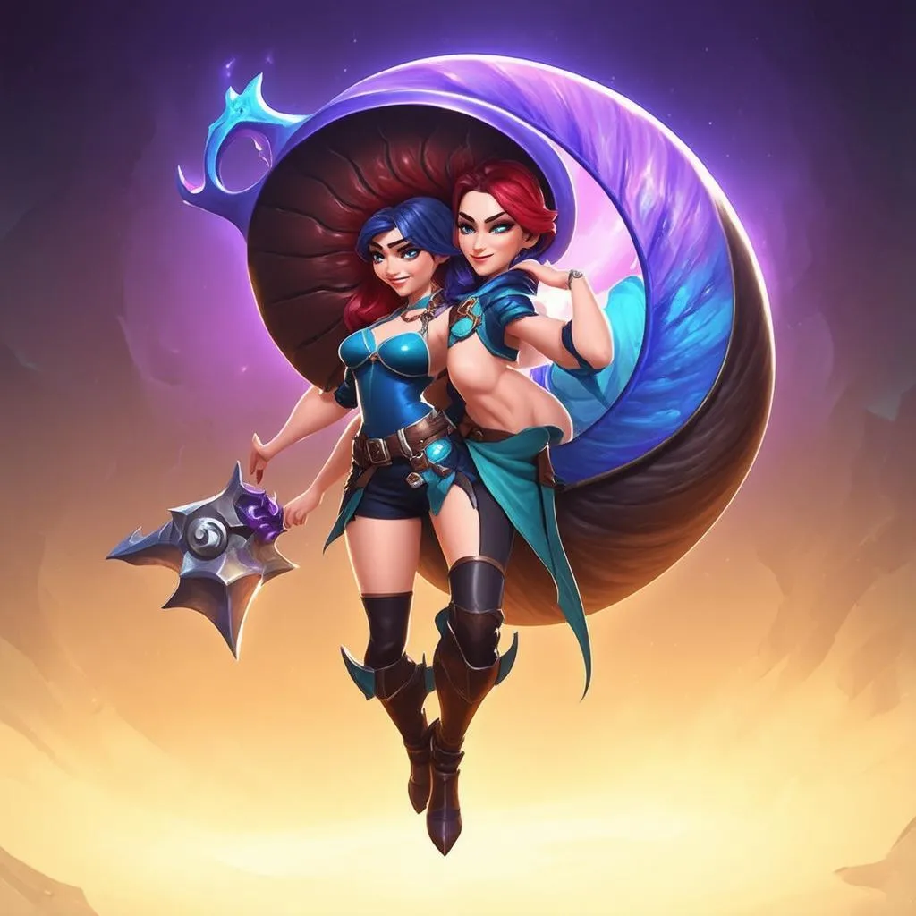 Nautilus bảo vệ Caitlyn