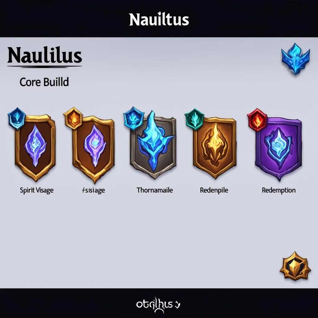 Nautilus Top Build Items