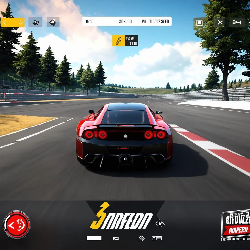 Cảnh game Need for Speed