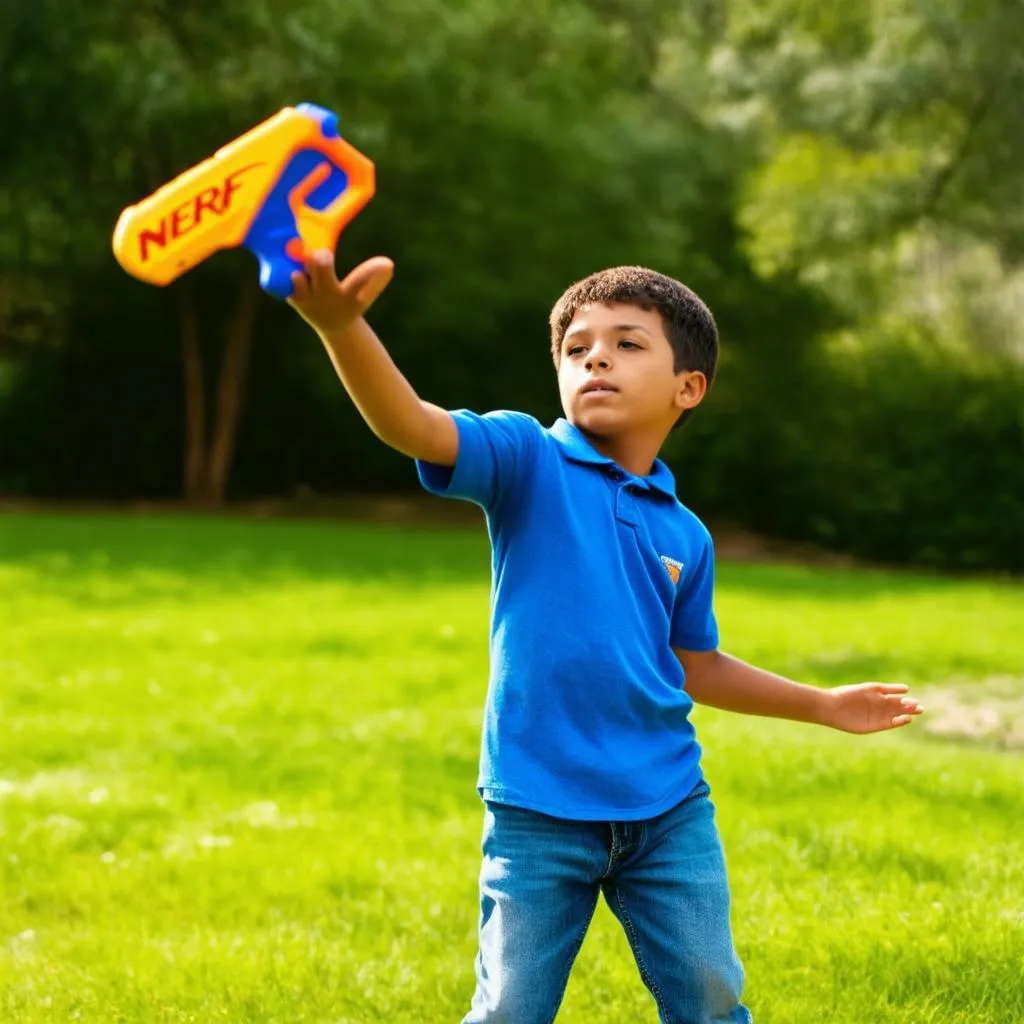 Nerf boomerang bay