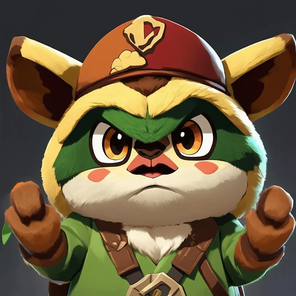 Người chơi Teemo trong Liên Minh Huyền Thoại