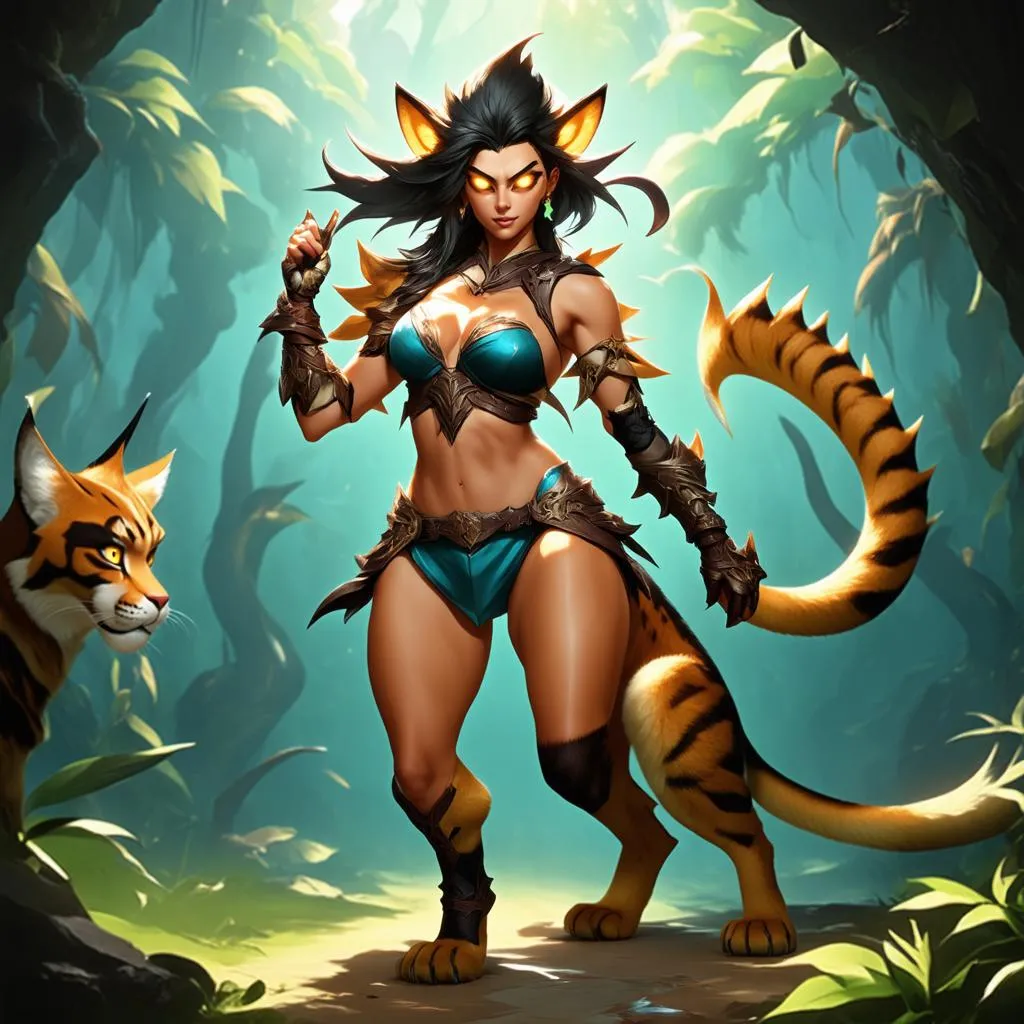 Nidalee biến hóa