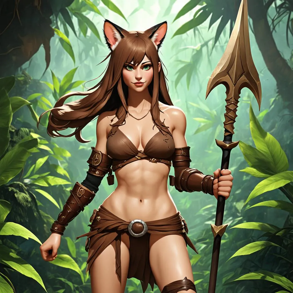 Nidalee trong rừng