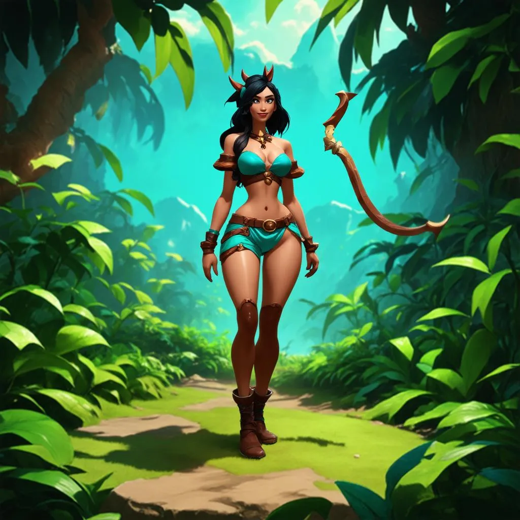 nidalee trong rừng