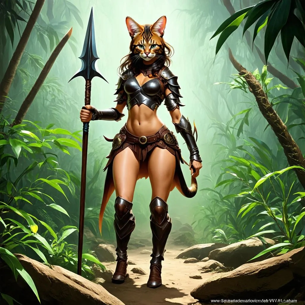 Nidalee in the jungle