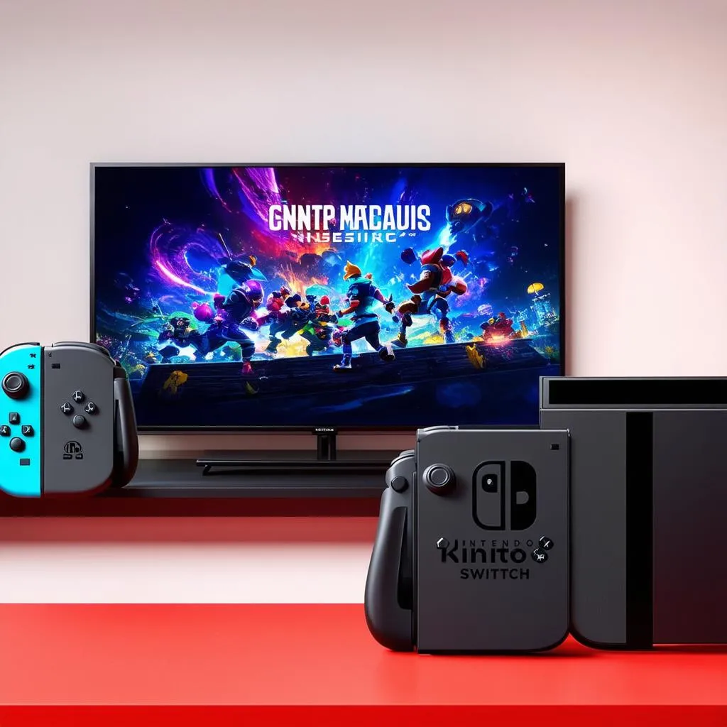 Nintendo Switch kết nối với tivi